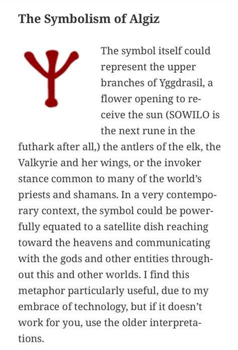 Rune algiz meaning